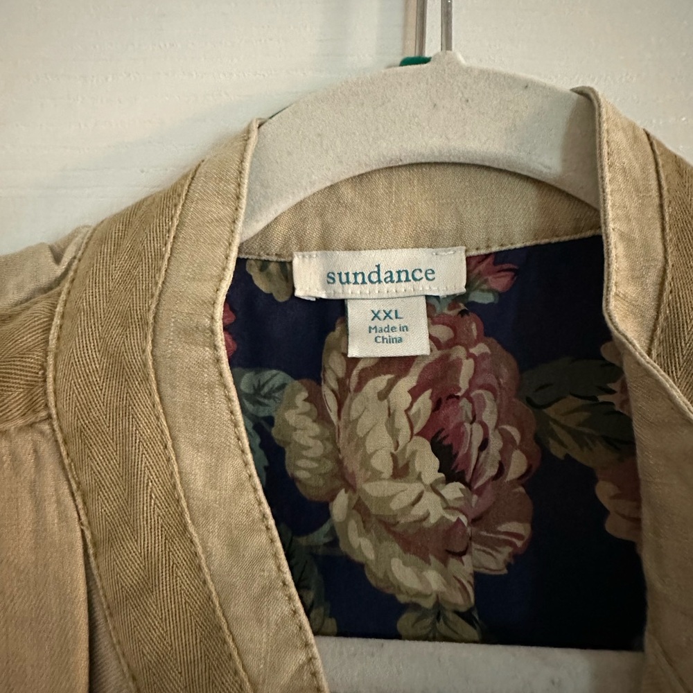 Sundance LAUREL LEGENDS JACKET twill blazer with great frill detail